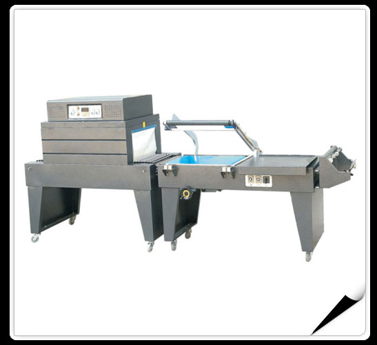 Shrink Packaging Machines  > Shrink tunnel + Semi-auto l-type sealer